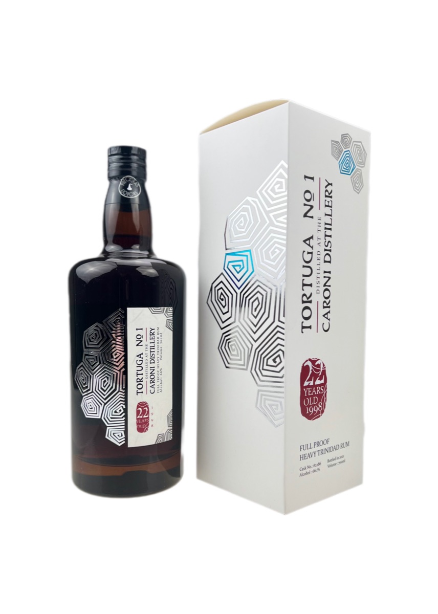 Caroni 1998 22yo Tortuga 1 Bottled by Precious Liquors, image 2 of 2