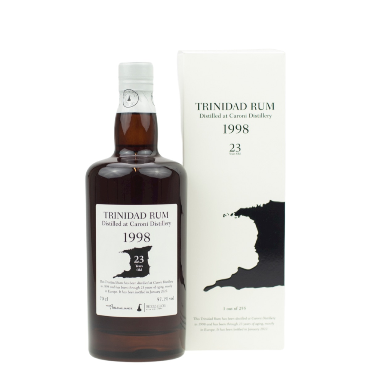 Caroni 1998 23YO Bottled by Precious Liquors for Auld Alliance, image 2 of 3