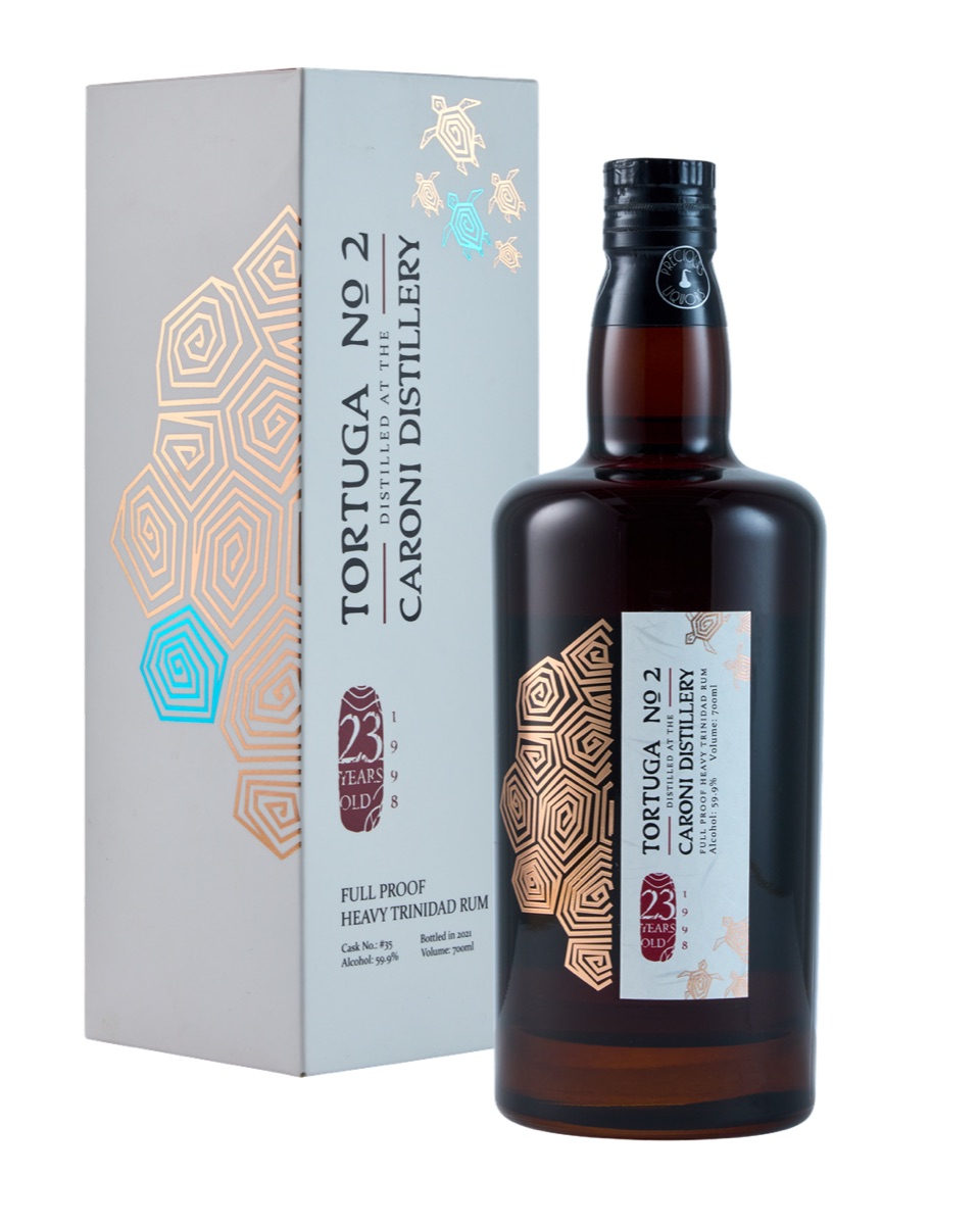 Caroni 1998 23yo Tortuga 2 Bottled by Precious Liquors, image 3 of 3