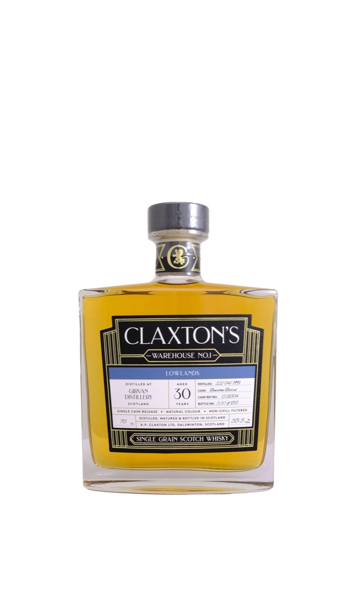 Girvan 1991 30yo Warehouse 1 Claxton's with presentation box